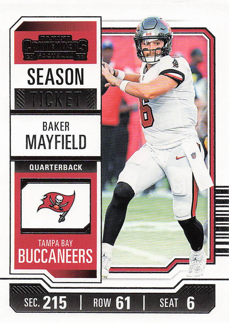 2023 Panini Contenders Football Baker Mayfield #92