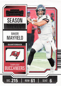 2023 Panini Contenders Football Baker Mayfield #92