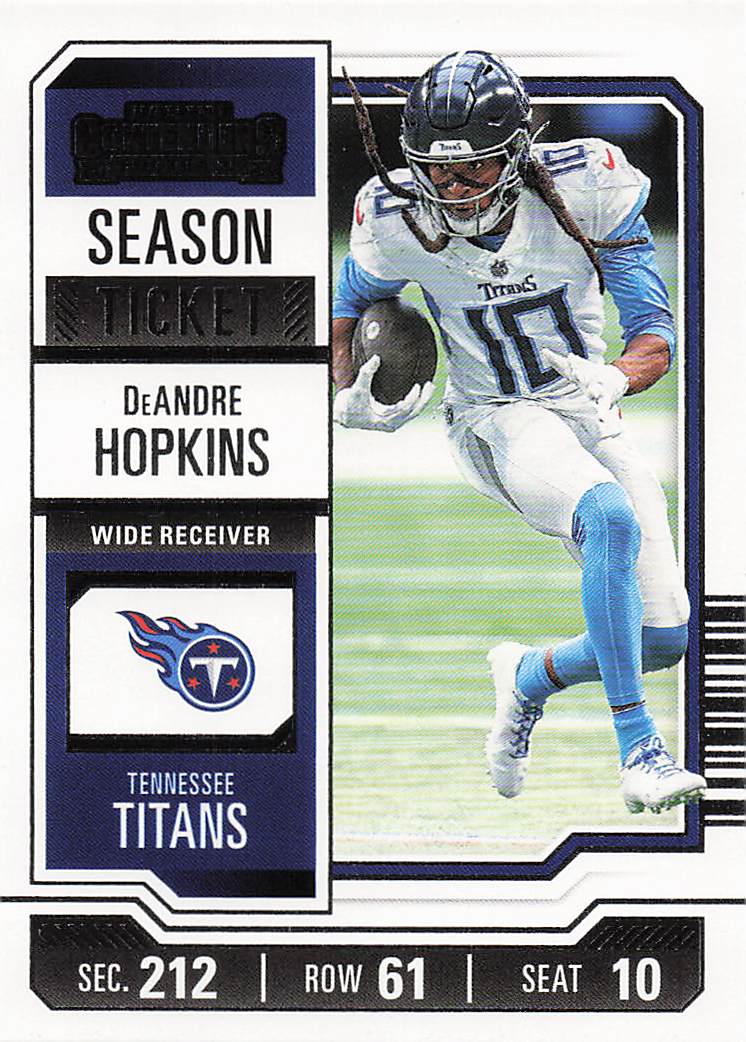2023 Panini Contenders Football DeAndre Hopkins #95