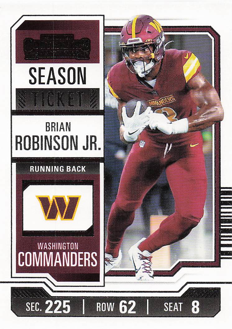 2023 Panini Contenders Football Brian Robinson Jr. #98
