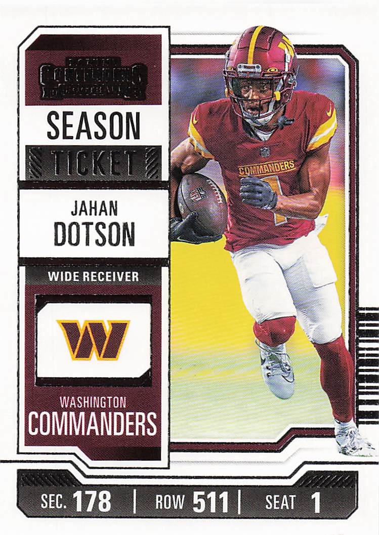2023 Panini Contenders Football Jahan Dotson #99