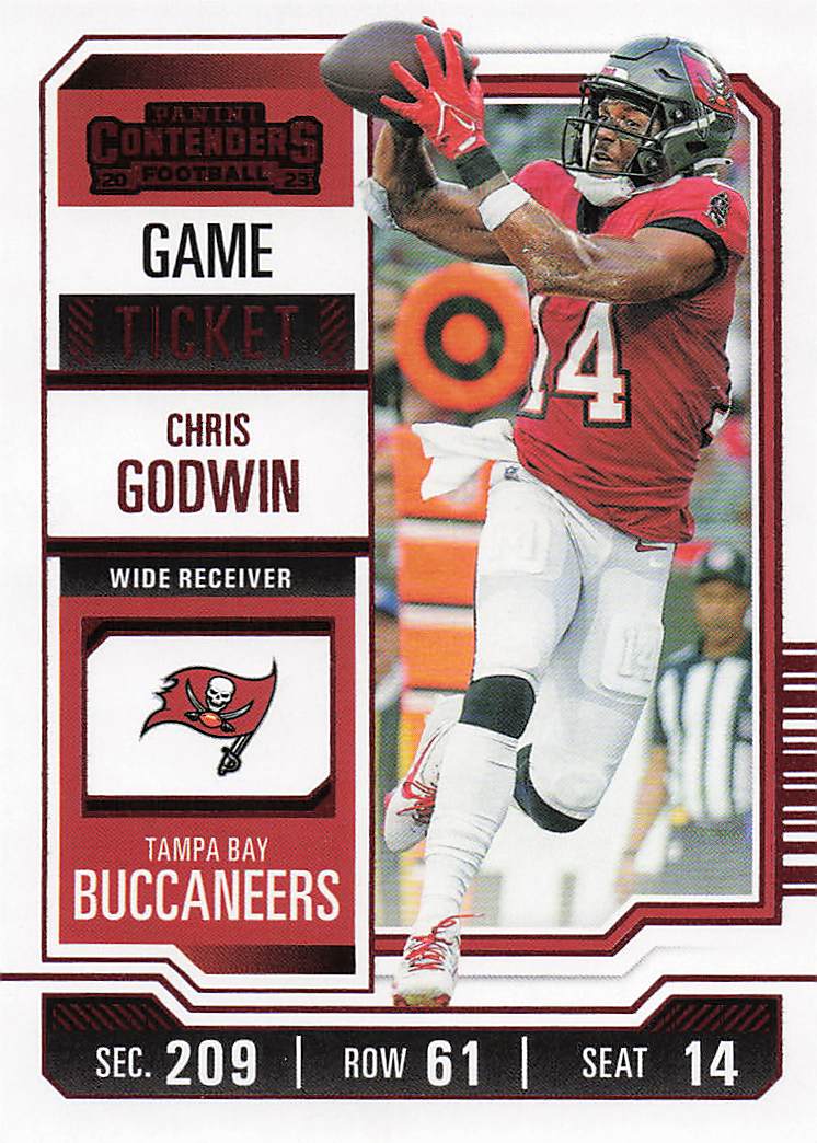 2023 Panini Contenders Game Ticket Red Chris Godwin #93