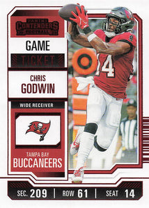 2023 Panini Contenders Game Ticket Red Chris Godwin #93