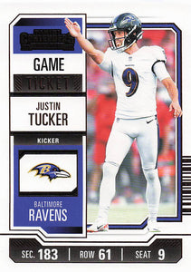 2023 Panini Contenders Game Ticket Bronze Hustin Tucker #7