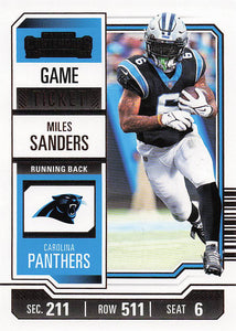 2023 Panini Contenders Game Ticket Bronze Miles Sanders #16