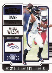 2023 Panini Contenders Game Ticket Bronze Russell Willson #32