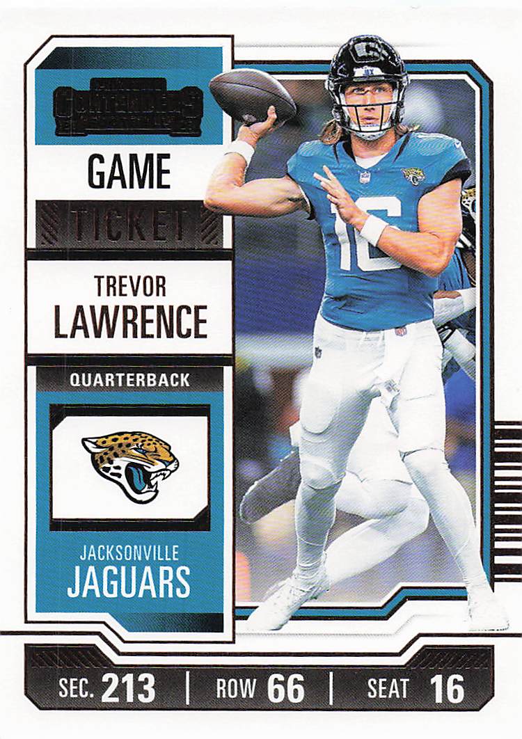 2023 Panini Contenders Game Ticket Bronze Trevor Lawrence #48