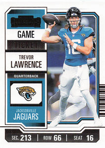 2023 Panini Contenders Game Ticket Bronze Trevor Lawrence #48