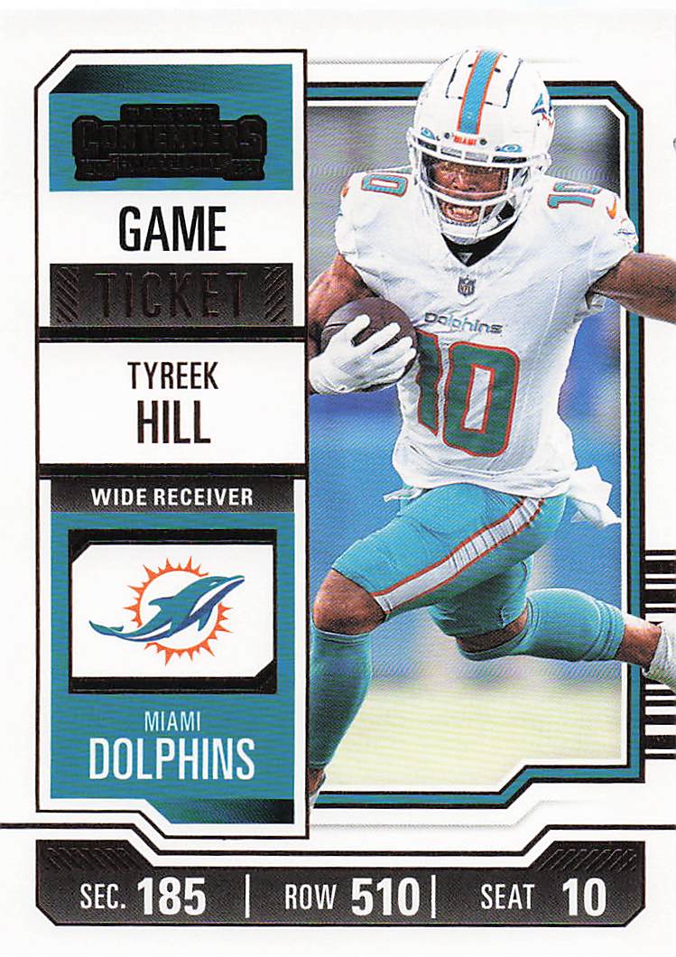 2023 Panini Contenders Game Ticket Bronze Tyreek Hill #65