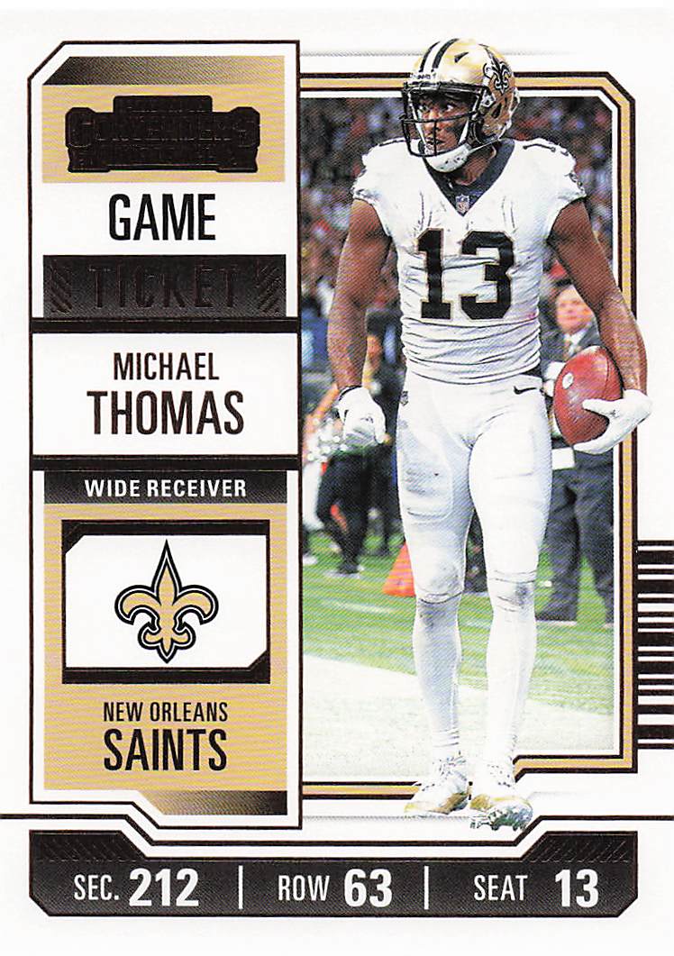 2023 Panini Contenders Game Ticket Bronze Michael Thomas #74
