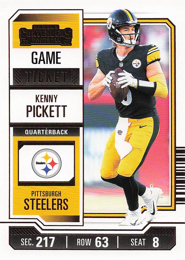 2023 Panini Contenders Game Ticket Bronze Kenny Pickett #83