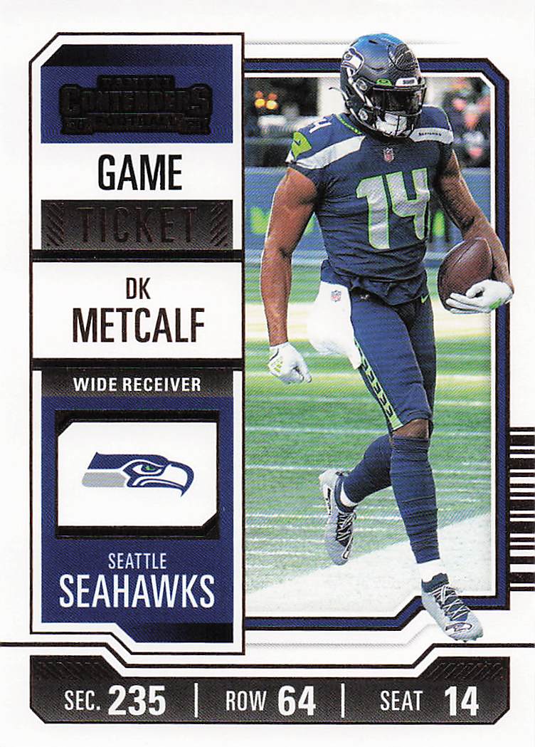 2023 Panini Contenders Game Ticket Bronze DK Metcalf #89