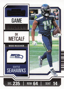 2023 Panini Contenders Game Ticket Bronze DK Metcalf #89