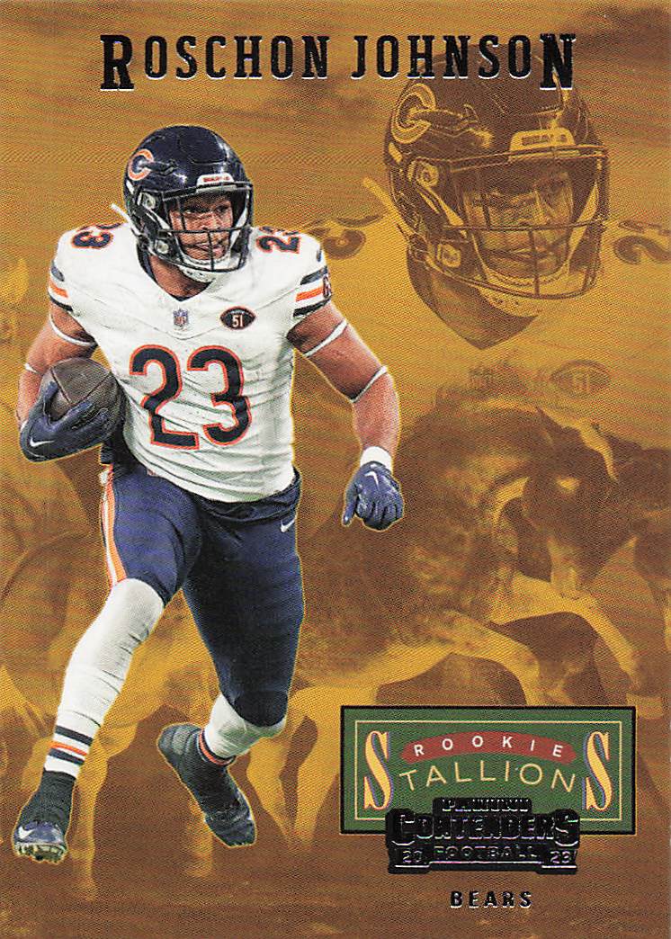 2023 Panini Contenders Rookie Stallions Roschon Johnson #14