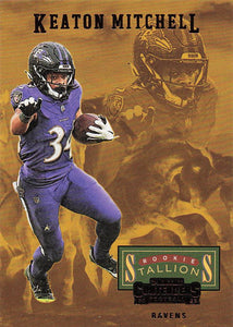 2023 Panini Contenders Rookie Stallions Bronze Keaton Mitchell #11