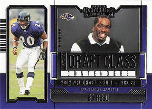 2023 Panini Contenders Draft Class Contenders Ed Reed #HDC-ER