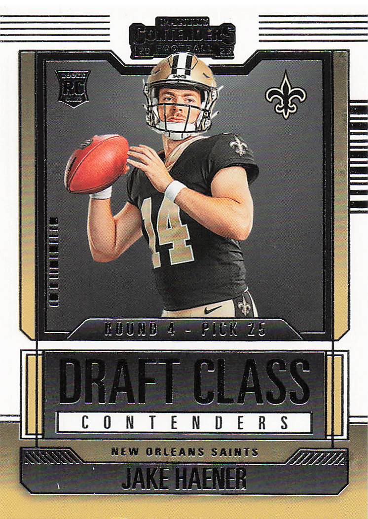 2023 Panini Contenders Draft Class Contenders Jake Haener #10 RC
