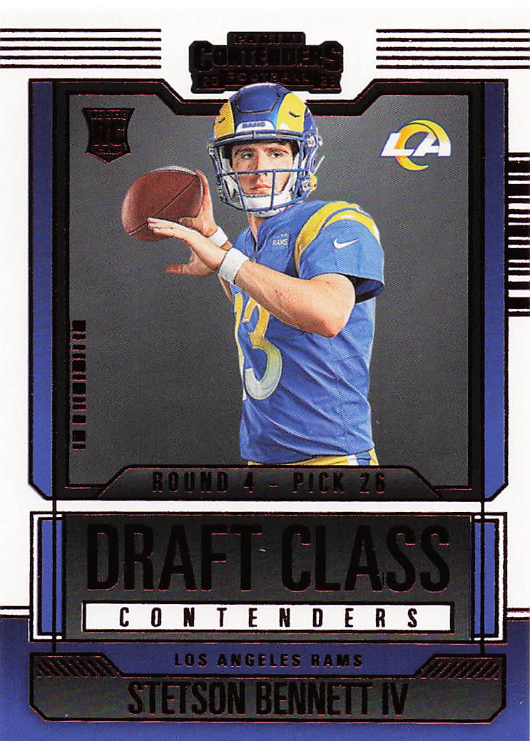 2023 Panini Contenders Draft Class Contenders Red Stetson Bennett IV #20 RC