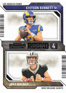 2023 Panini Contenders Round Numbers Stetson Bennett IV - Jake Haener #20