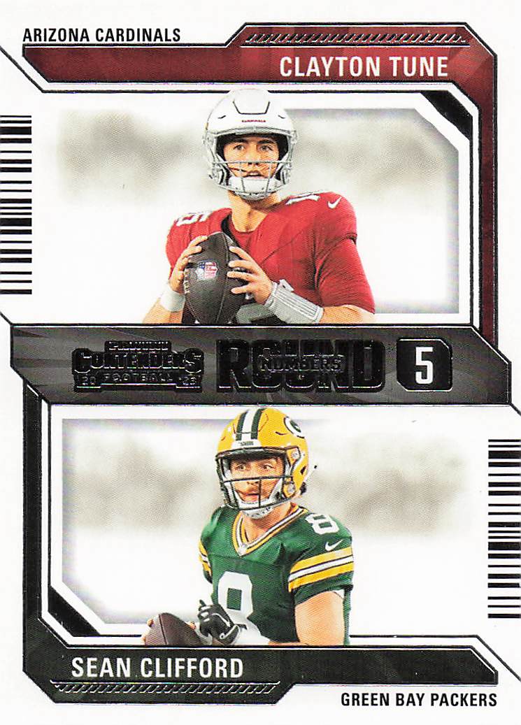 2023 Panini Contenders Round Numbers Clayton Tune - Sean Clifford #21