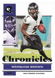 2021 Panini Chronicles Football Marquise Brown #9
