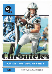 2021 Panini Chronicles Football Christian McCaffrey #14