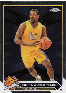 2023-24 Topps Chrome Basketball Metta World Peace #13