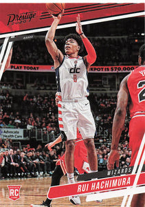2019-20 Panini Chronicles Basketball Prestige Rui Hachimura #74 RC
