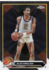 2023-24 Topps Chrome Basketball Alex English #26