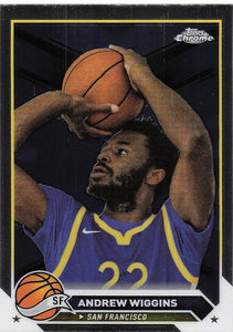 2023-24 Topps Chrome Basketball Andrew Wiggins #28