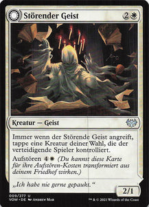 Magic The Gathering: Innistrad: Blutroter Bund DE: #9 Störender Geist // Clevere Ablenkung