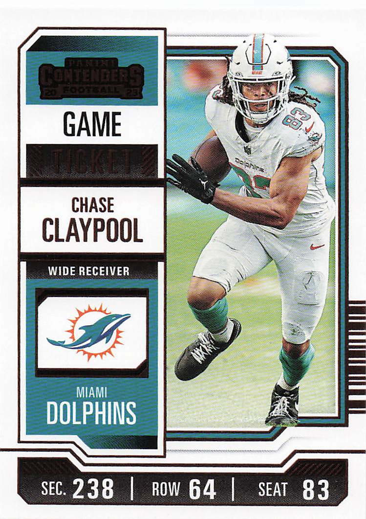2023 Panini Contenders Bronze Game Ticket Chase Claypool #17