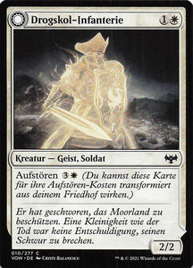 Magic The Gathering: Innistrad: Blutroter Bund DE: #10 Drogskol-Infanterie // Drogskol-Bewaffnung