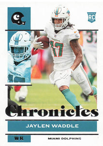 2021 Panini Chronicles Football Jaylen Waddle #76 RC