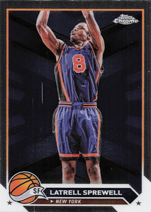 2023-24 Topps Chrome Basketball Latrell Sprewell #40