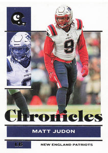 2021 Panini Chronicles Football Matt Judon #82