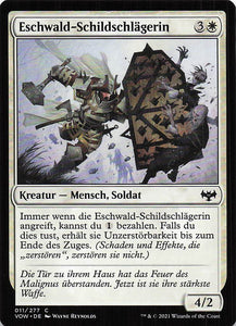Magic The Gathering: Innistrad: Blutroter Bund DE: #11 Eschwald-Schildschlägerin