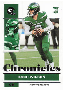 2021 Panini Chronicles Football Zach Wilson #86 RC