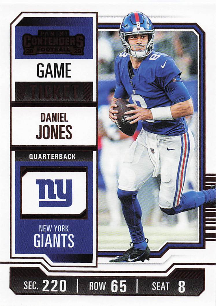 2023 Panini Contenders Bronze Game Ticket Daniel Jones #75
