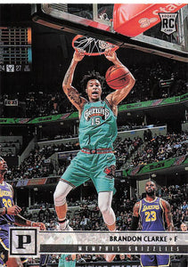 2019-20 Panini Chronicles Basketball Pinnacle Brandon Clarke #134 RC