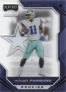 2021 Panini Chronicles Football Playoff Momentum Rookies Micah Parsons #PMR-35 RC