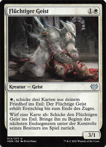 Magic The Gathering: Innistrad: Blutroter Bund DE: #14 Flüchtiger Geist