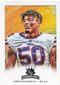2021 Panini Chronicles Football Gridiron Kings Greg Rousseau #GK-39