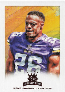 2021 Panini Chronicles Football Gridiron Kings Bronze Kene Nwangwu #GK-20