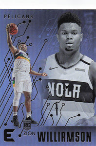 2019-20 Panini Chronicles Basketball Essentials Zion Williamson #210 RC