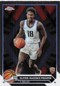 2023-24 Topps Chrome Basketball Olivier-Maxence Prosper #120 RC