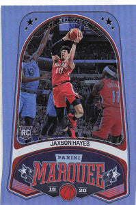 2019-20 Panini Chronicles Basketball Marquee Jaxson Hayes #261 RC