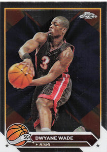 2023-24 Topps Chrome Basketball Dwayne Wade #154