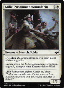 Magic The Gathering: Innistrad: Blutroter Bund DE: #24 Miliz-Zusammentrommlerin