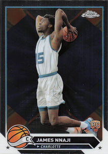 2023-24 Topps Chrome Basketball James Nnaji #173 RC